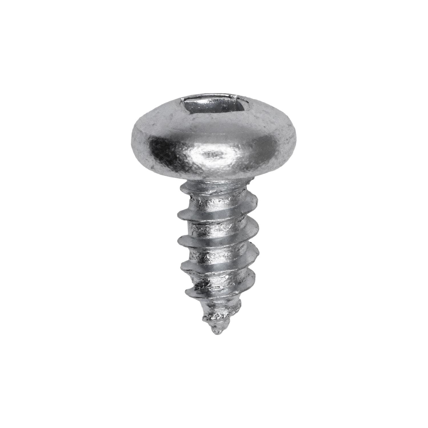 Auveco # 25719 Square Drive Pan Head Tapping Screw #12 x 1/2 in. Zinc. Qty 100.