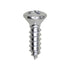 Auveco No. 2571 6 X 1/2" Phillips Oval Head Tapping Screw Zinc, Quantity - 100