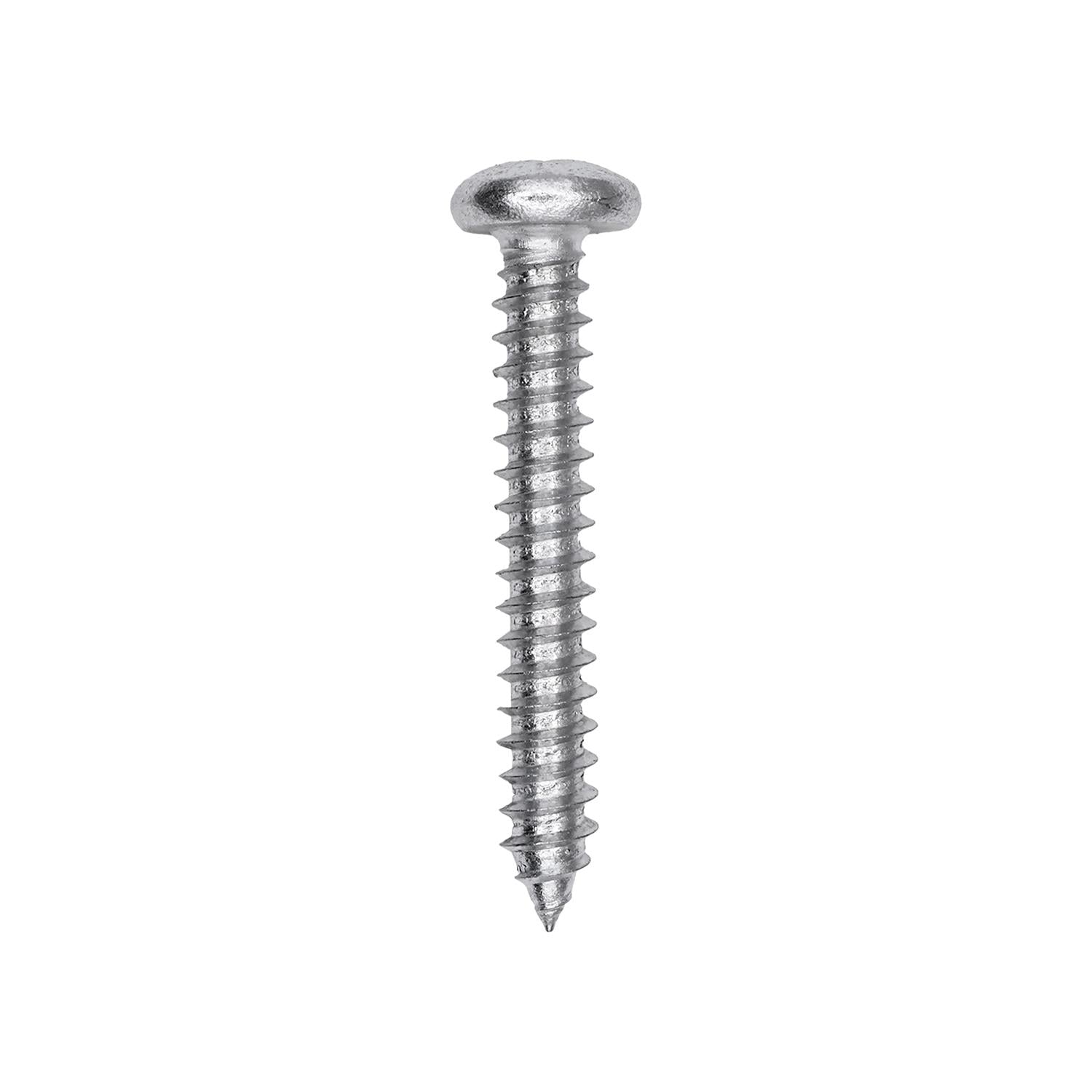 Auveco # 25723 Square Drive Pan Head Tapping Screw #12 x 1-1/2 in. Zinc. Qty 100.