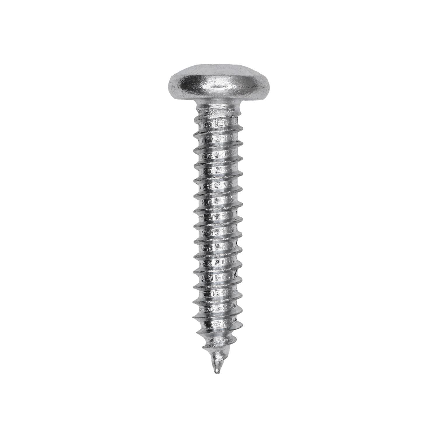 Auveco # 25727 Square Drive Pan Head Tapping Screw #14 x 1-1/4 in. Zinc. Qty 100.