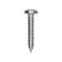 Auveco # 25727 Square Drive Pan Head Tapping Screw #14 x 1-1/4 in. Zinc. Qty 100.