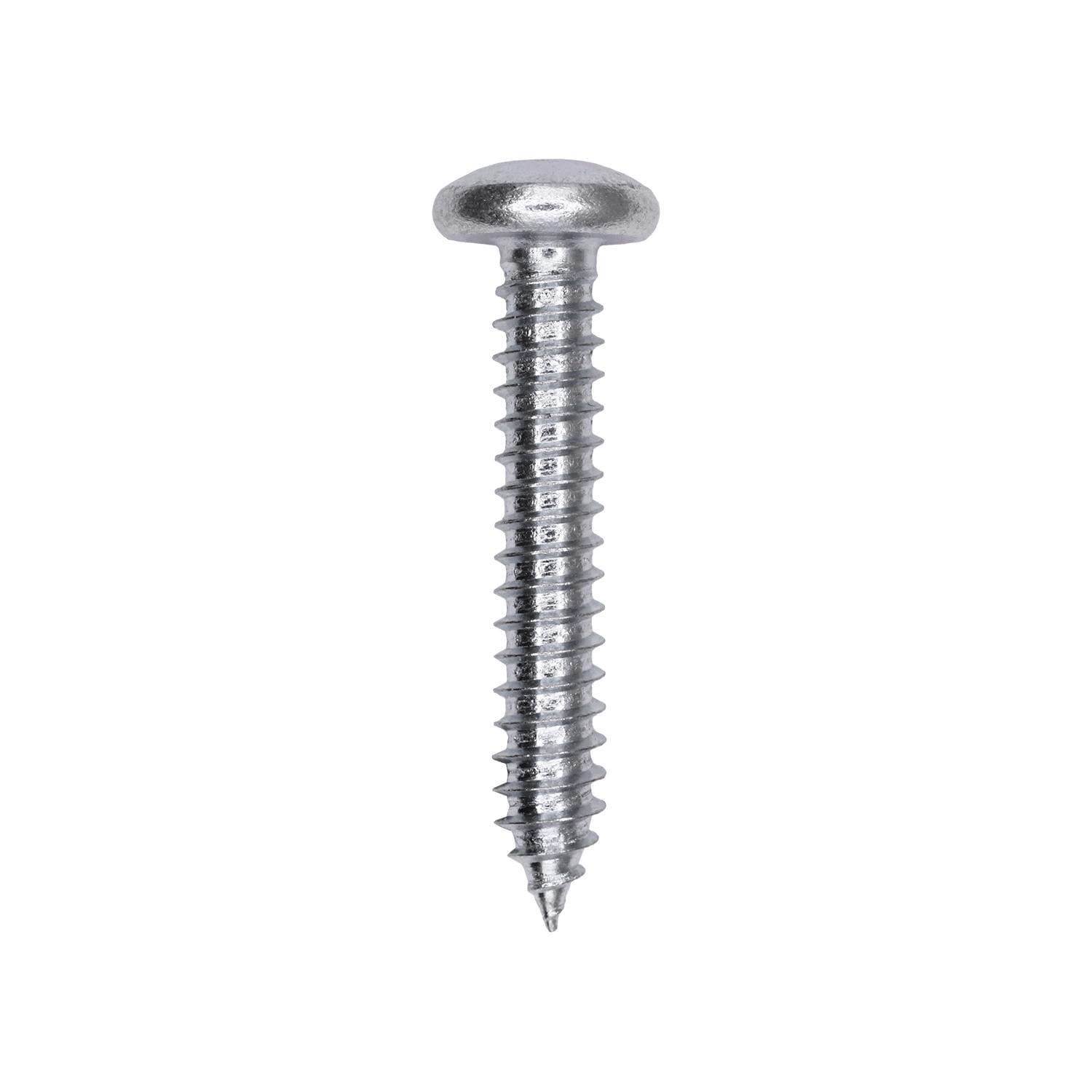 Auveco # 25728 Square Drive Pan Head Tapping Screw #14 x 1-1/2 in. Zinc. Qty 100.