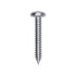 Auveco # 25728 Square Drive Pan Head Tapping Screw #14 x 1-1/2 in. Zinc. Qty 100.