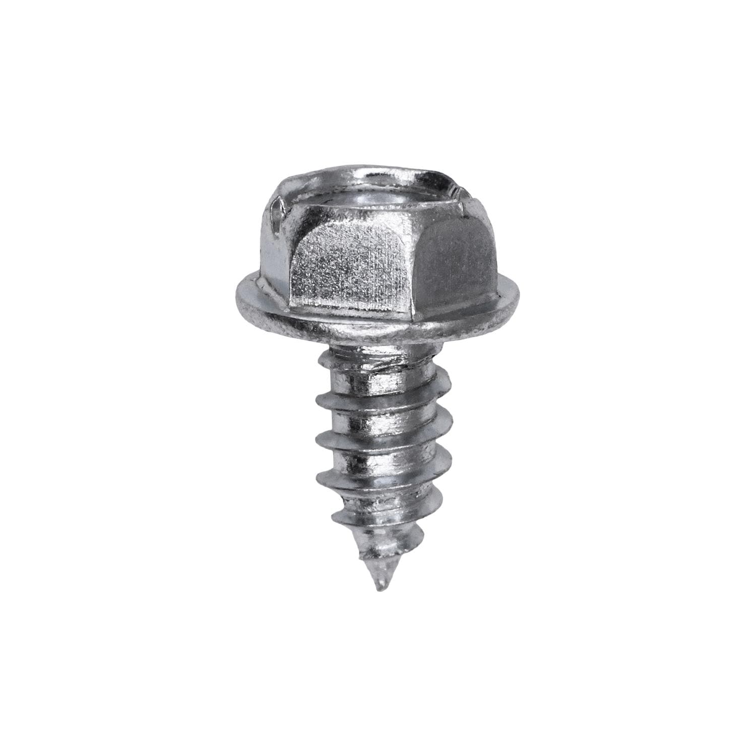 Auveco # 25733 Slotted Hex Washer Head Tapping Screw #14 x 1/2 in. Zinc. Qty 100.