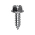 Auveco # 25734 Slotted Hex Washer Head Tapping Screw #14 x 3/4 in. Zinc. Qty 100.