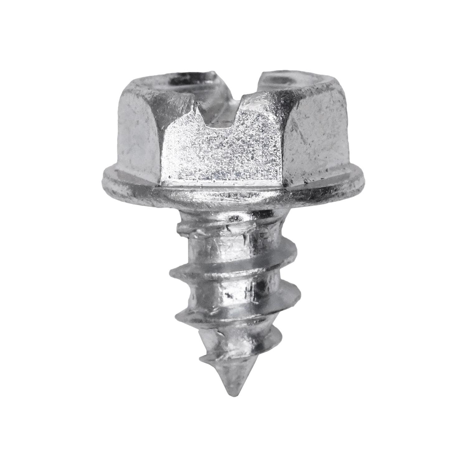Auveco # 25738 Slotted Hex Washer Head Tapping Screw 5/16 in. x 1/2 in. Zinc. Qty 100.