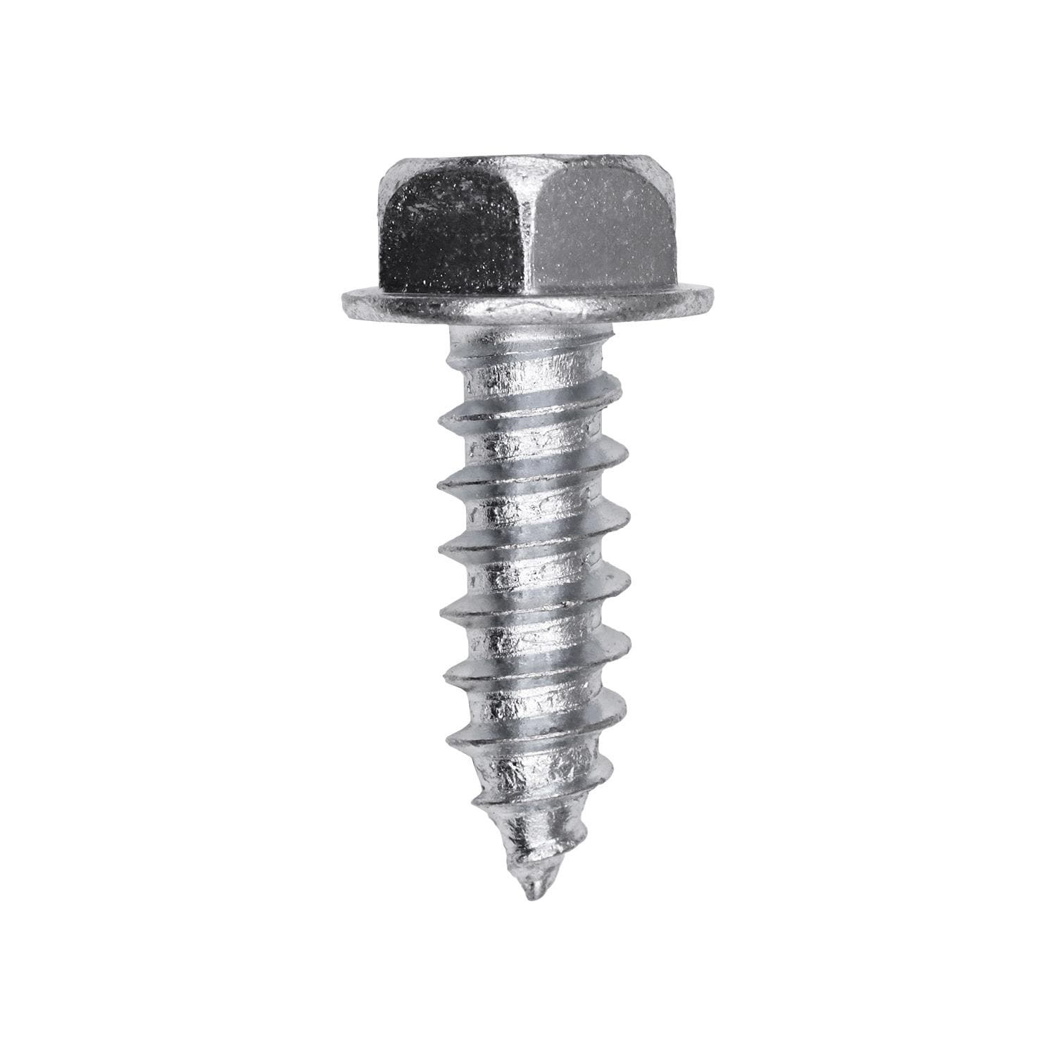 Auveco # 25740 Slotted Hex Washer Head Tapping Screw 5/16 in. x 1 in. Zinc. Qty 100.