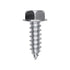 Auveco # 25740 Slotted Hex Washer Head Tapping Screw 5/16 in. x 1 in. Zinc. Qty 100.