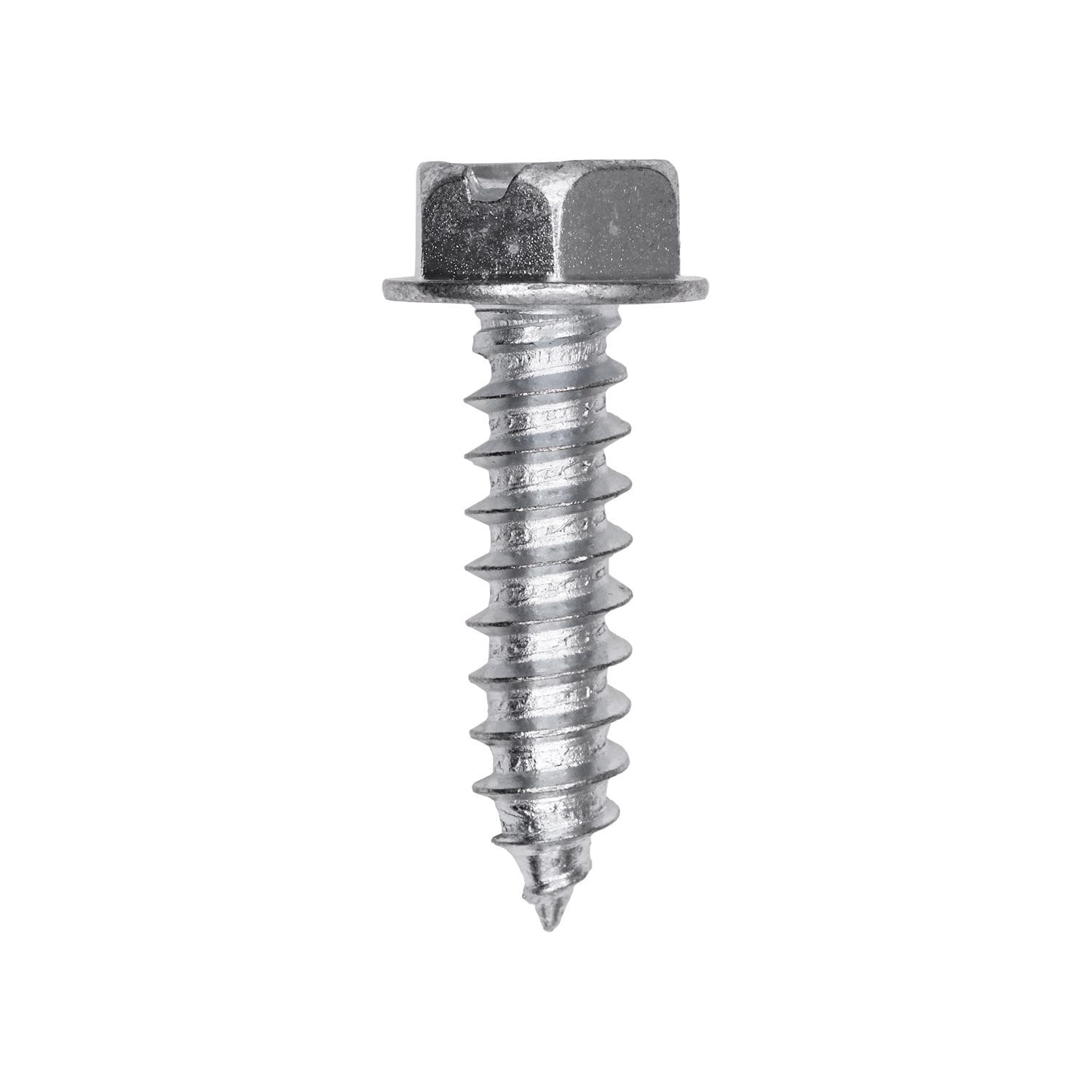 Auveco # 25741 Slotted Hex Washer Head Tapping Screw 5/16 in. x 1-1/4 in. Zinc. Qty 100.