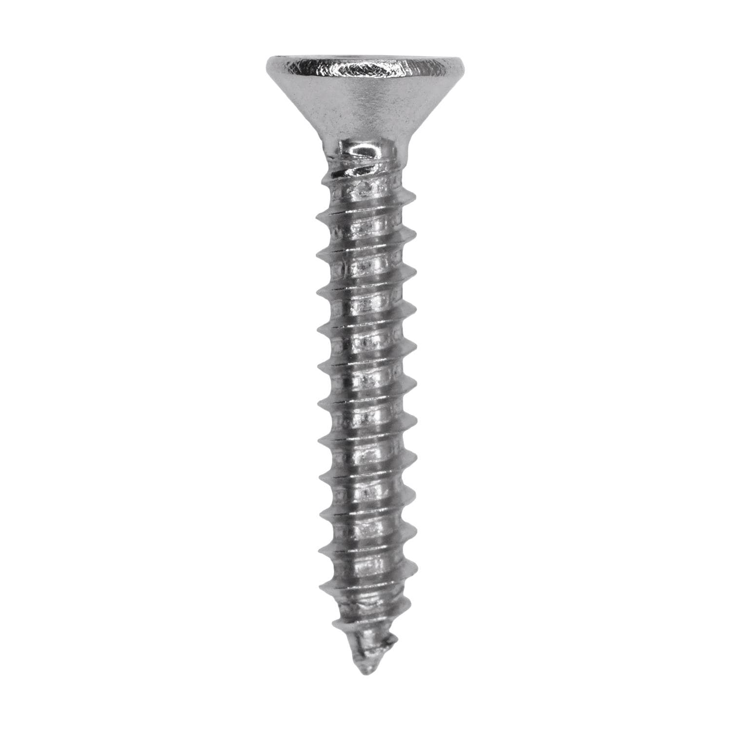 Auveco # 25755 Phillips Flat Head Sheet Metal Screw #6 x 7/8 in. 18-8 Stainless Steel. Qty 50.
