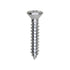 Auveco No. 2575 Number 8 X 7/8" Phillips Oval Head Tapping Screw Zinc, Quantity - 100