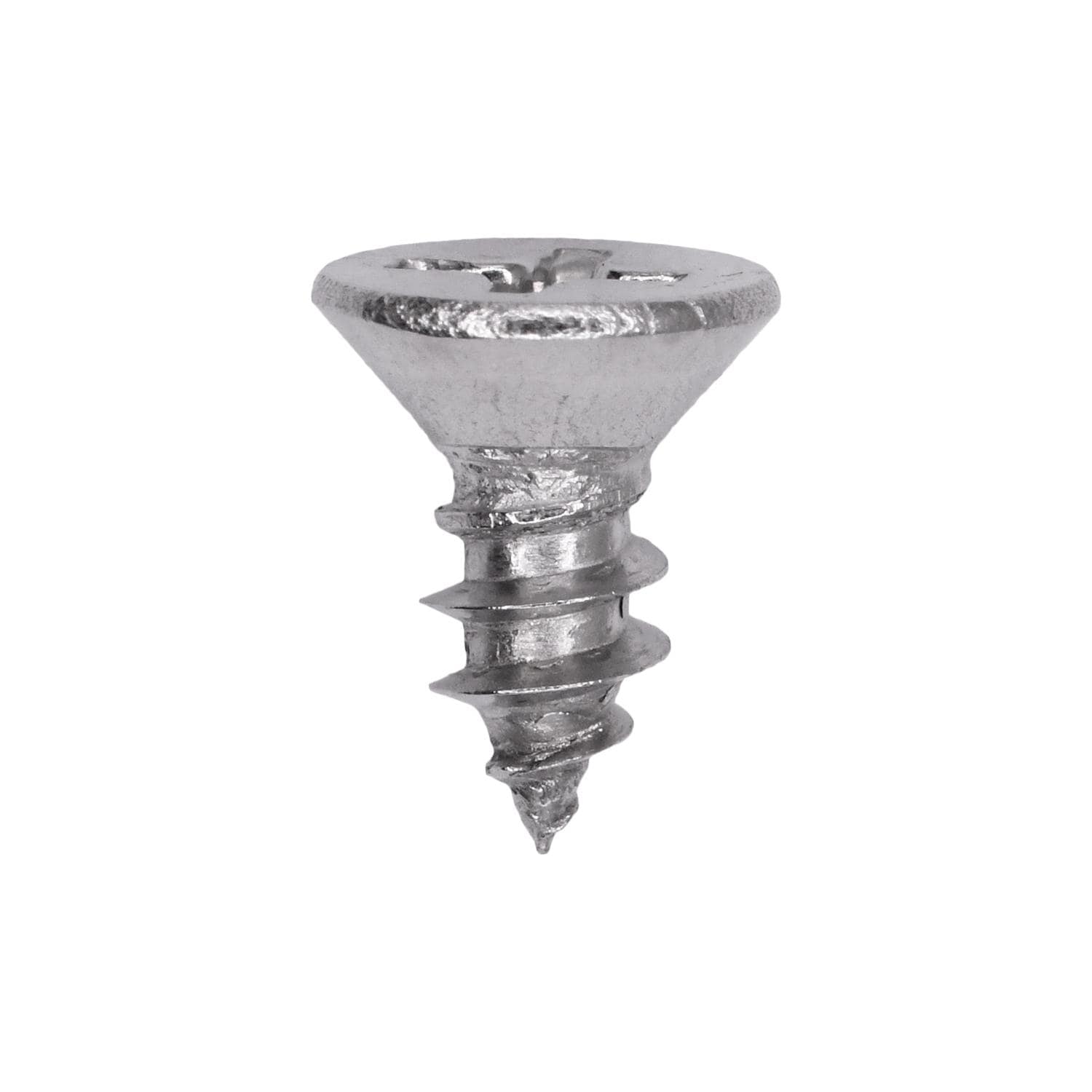 Auveco # 25764 Phillips Flat Head Sheet Metal Screw #8 x 3/8 in. 18-8 Stainless Steel. Qty 50.