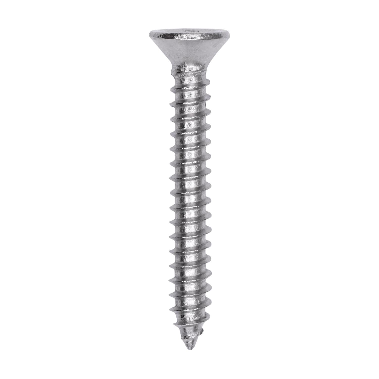 Auveco # 25771 Phillips Flat Head Sheet Metal Screw #8 x 1-1/4 in. 18-8 Stainless Steel. Qty 50.