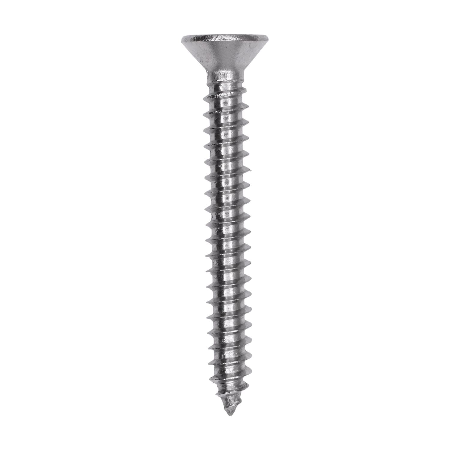 Auveco # 25772 Phillips Flat Head Sheet Metal Screw #8 x 1-3/8 in. 18-8 Stainless Steel. Qty 50.