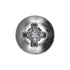 Auveco No. 2578 #10 X 1" W/ #8 Head Phillips Oval Head Tapping Screw Zinc, Quantity - 100
