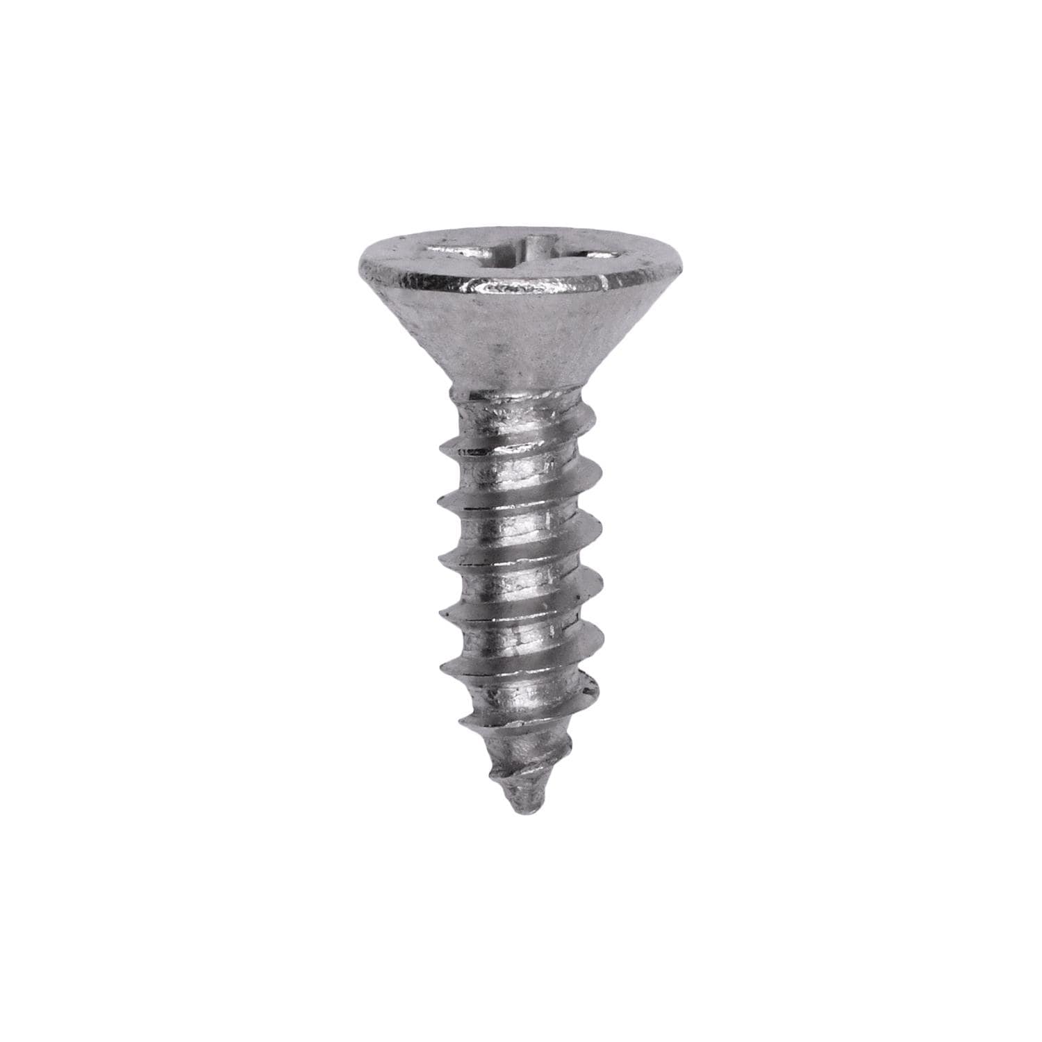 Auveco # 25792 Phillips Flat Head Sheet Metal Screw #12 x 3/4 in. 18-8 Stainless Steel. Qty 50.