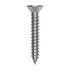 Auveco # 25797 Phillips Flat Head Sheet Metal Screw #12 x 1-3/8 in. 18-8 Stainless Steel. Qty 25.