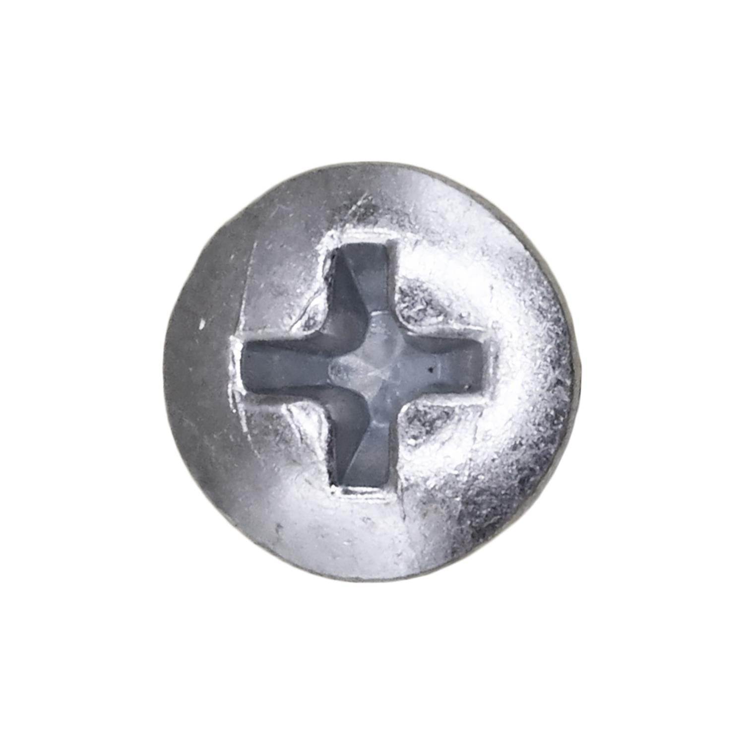 Auveco No. 2579 Number 10 X 1/2" Phillips Oval Head Tapping Screw Zinc, Quantity - 100