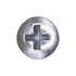 Auveco No. 2579 Number 10 X 1/2" Phillips Oval Head Tapping Screw Zinc, Quantity - 100