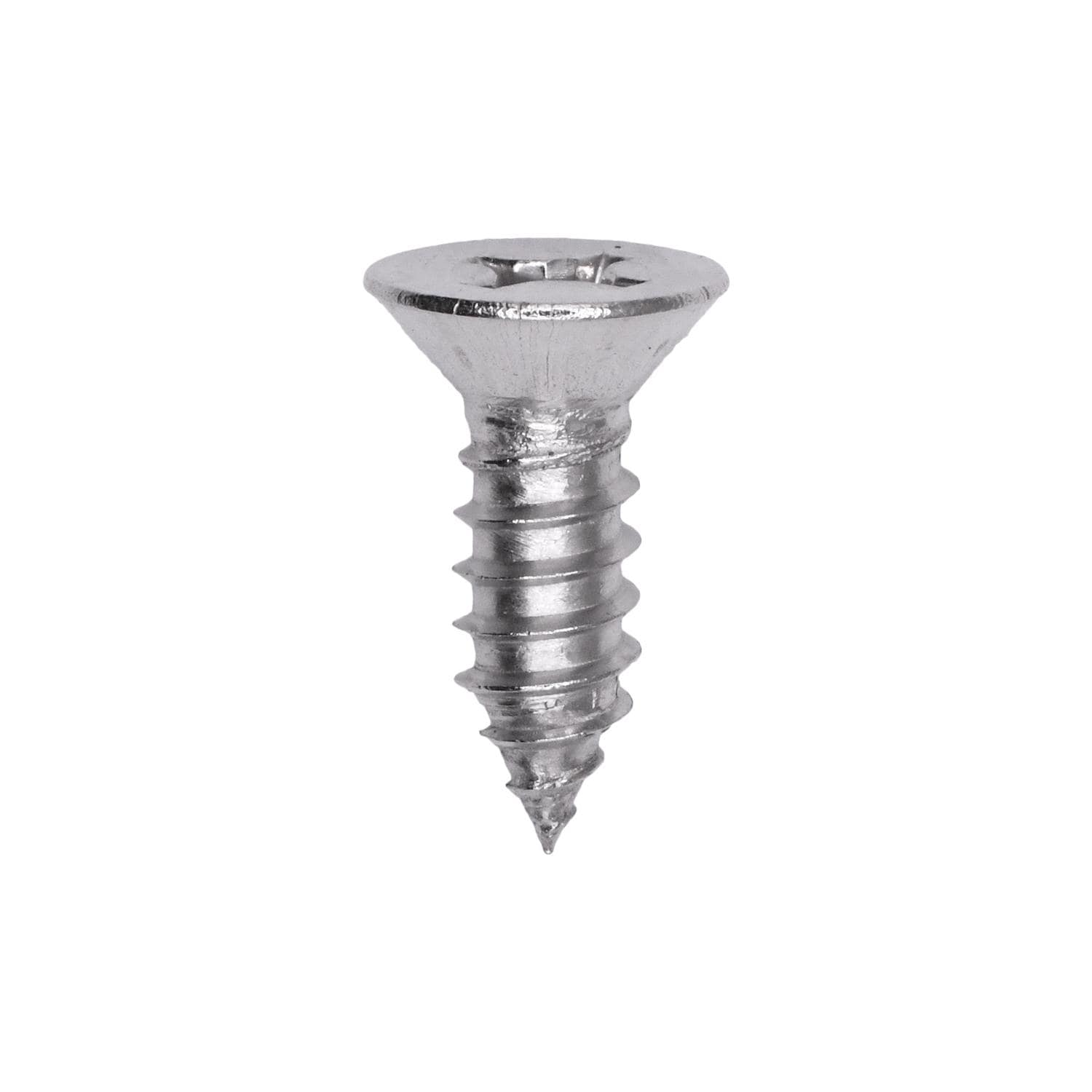 Auveco # 25803 Phillips Flat Head Sheet Metal Screw #14 x 3/4 in. 18-8 Stainless Steel. Qty 50.