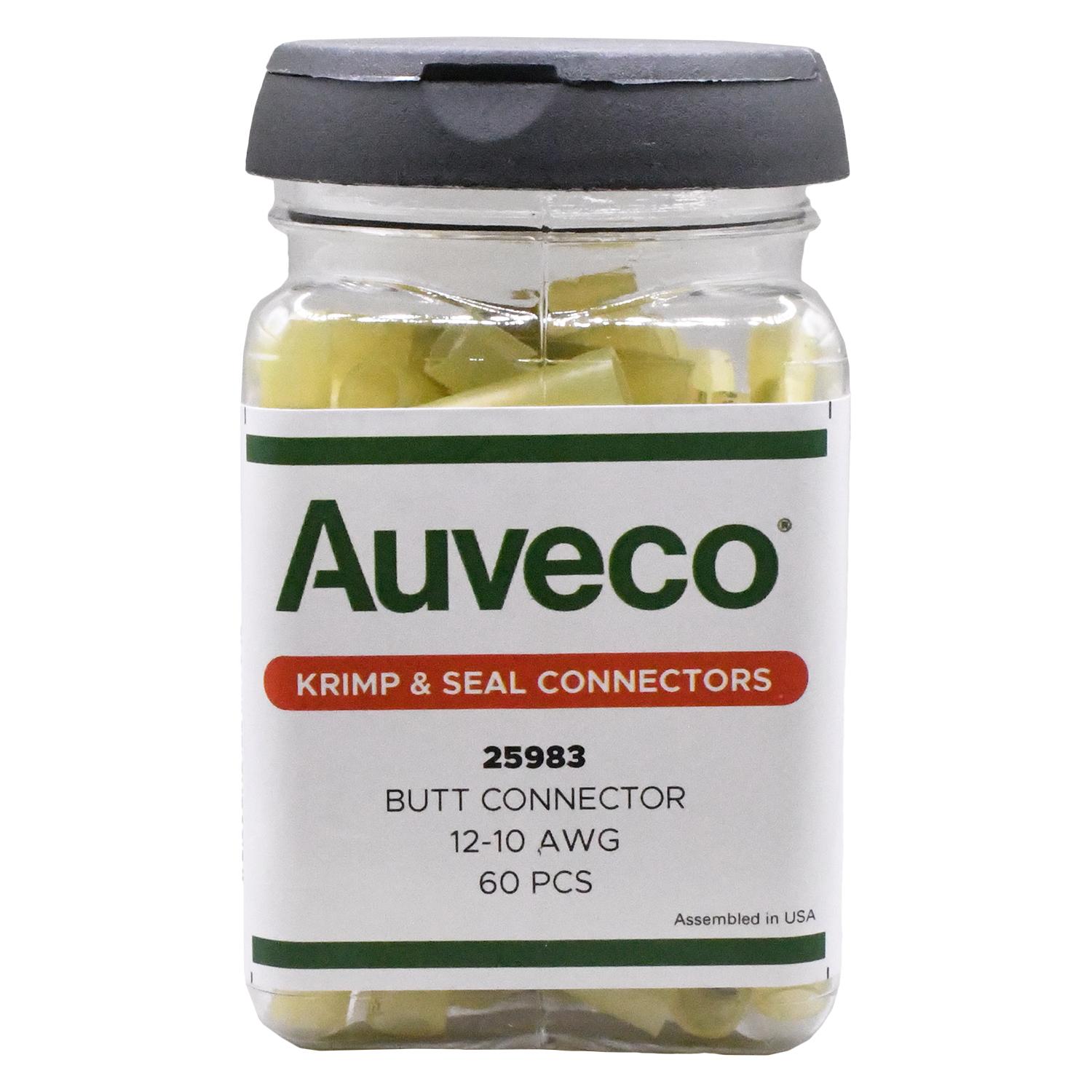 Auveco # 25983 #10-12 Gauge Jar Of Butt Connectors. Qty 1.