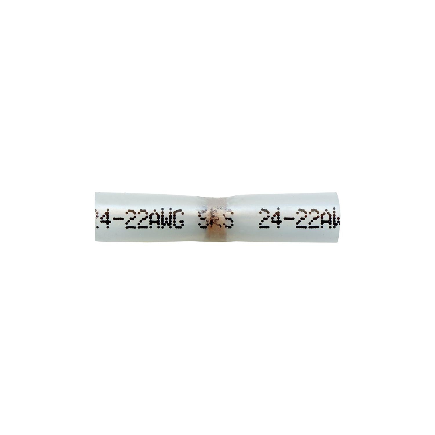 Auveco # 25989 #24-22 Gauge Heat Shrink & Solder Butt Connectors. Qty 15.