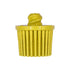 Auveco # 26002 1 in. Yellow Finger Disc - 80 Grit  30,000 RPM. Qty 1.