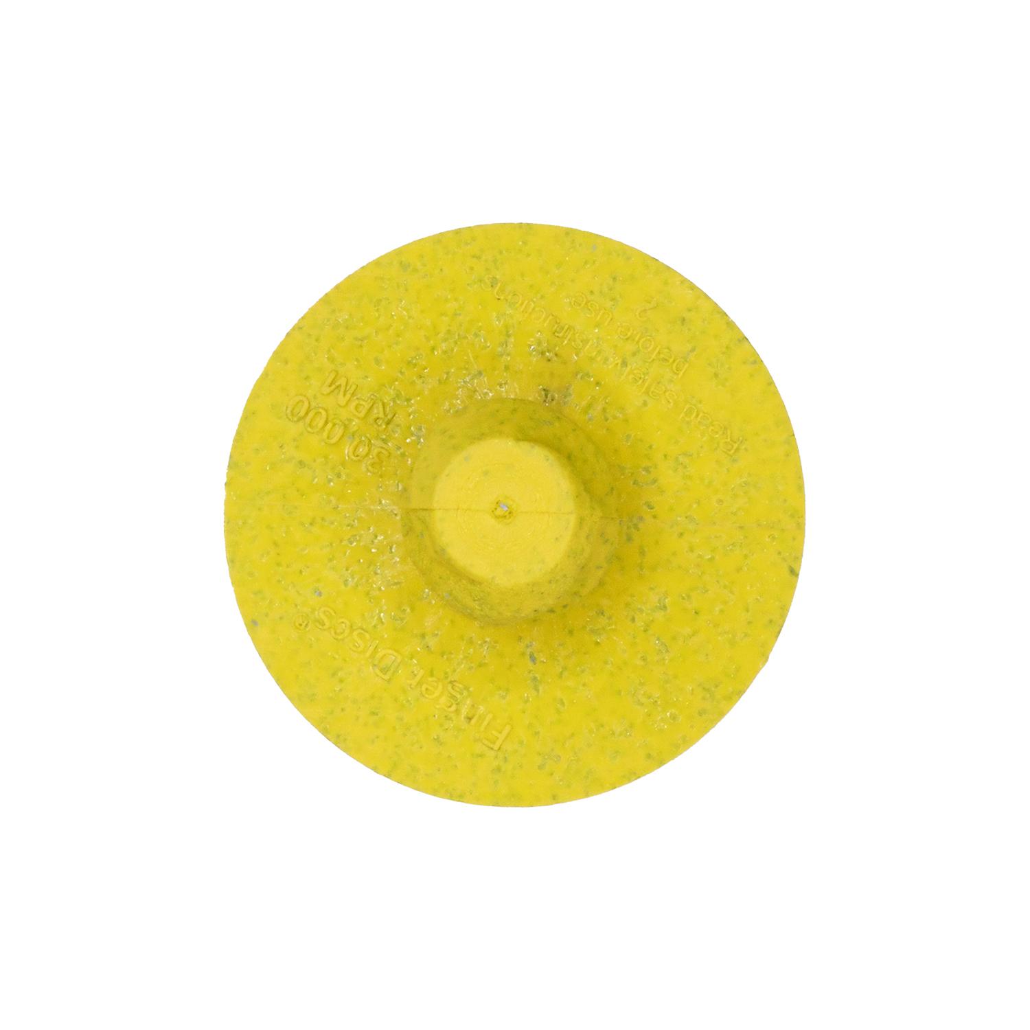 Auveco # 26002 1 in. Yellow Finger Disc - 80 Grit  30,000 RPM. Qty 1.