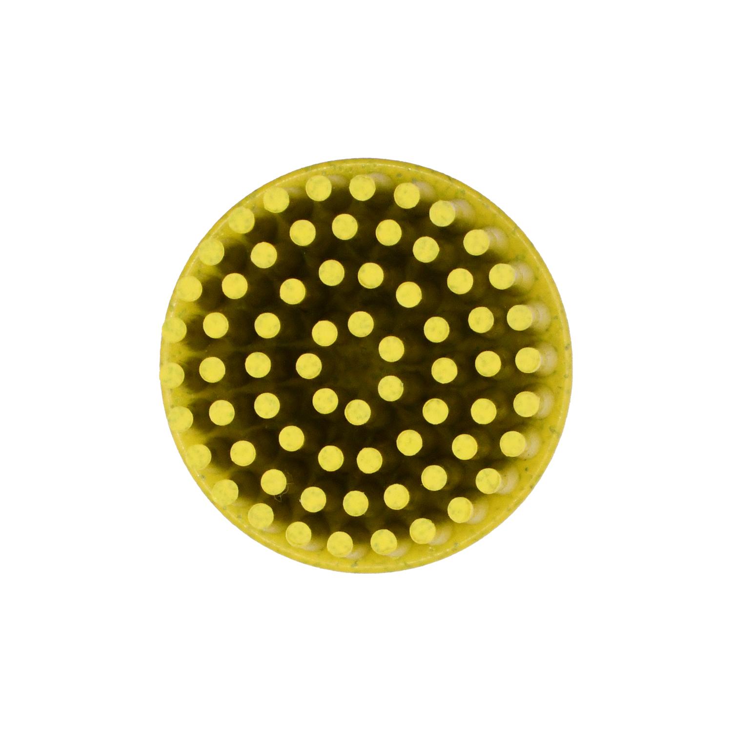 Auveco # 26002 1 in. Yellow Finger Disc - 80 Grit  30,000 RPM. Qty 1.