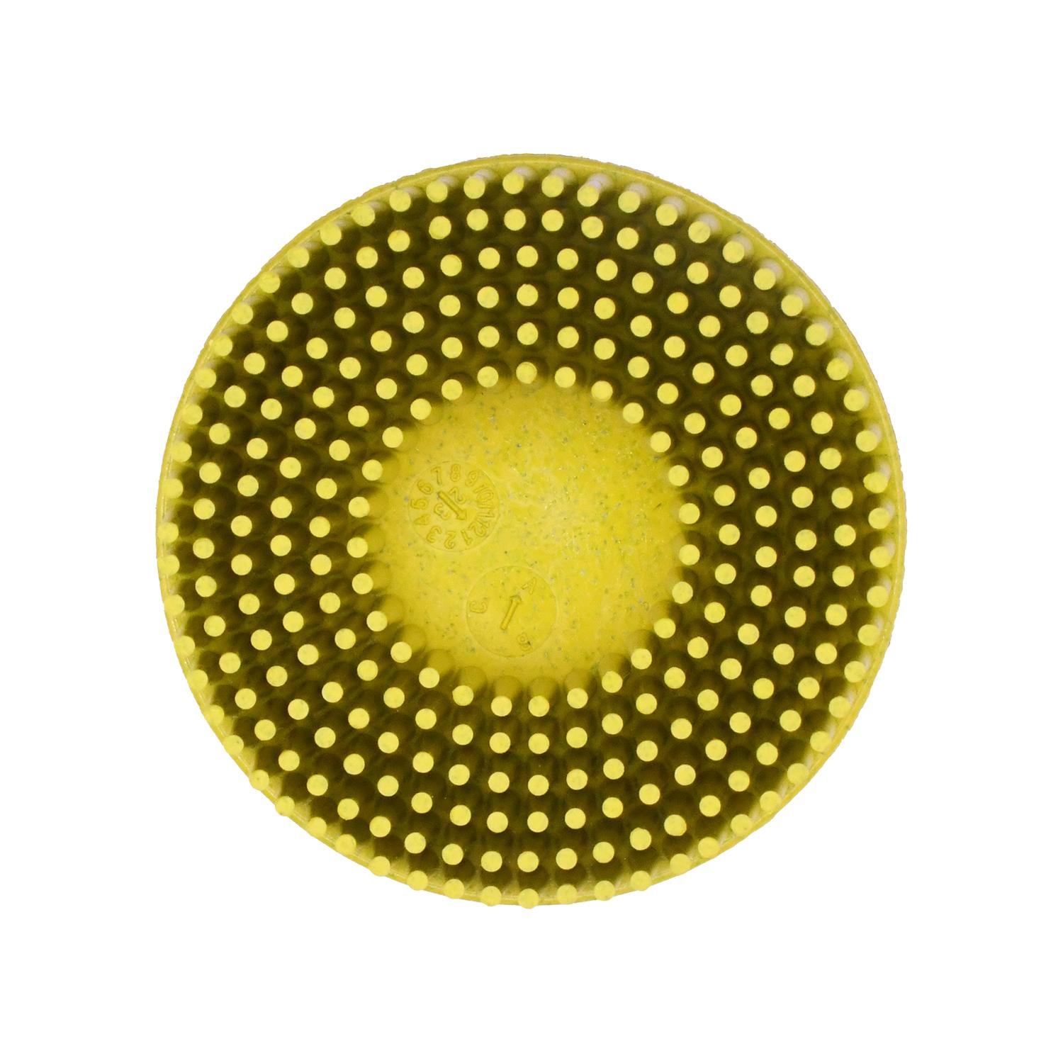 Auveco # 26005 2 in. Yellow Finger Disc - 80 Grit  25,000 RPM. Qty 1.