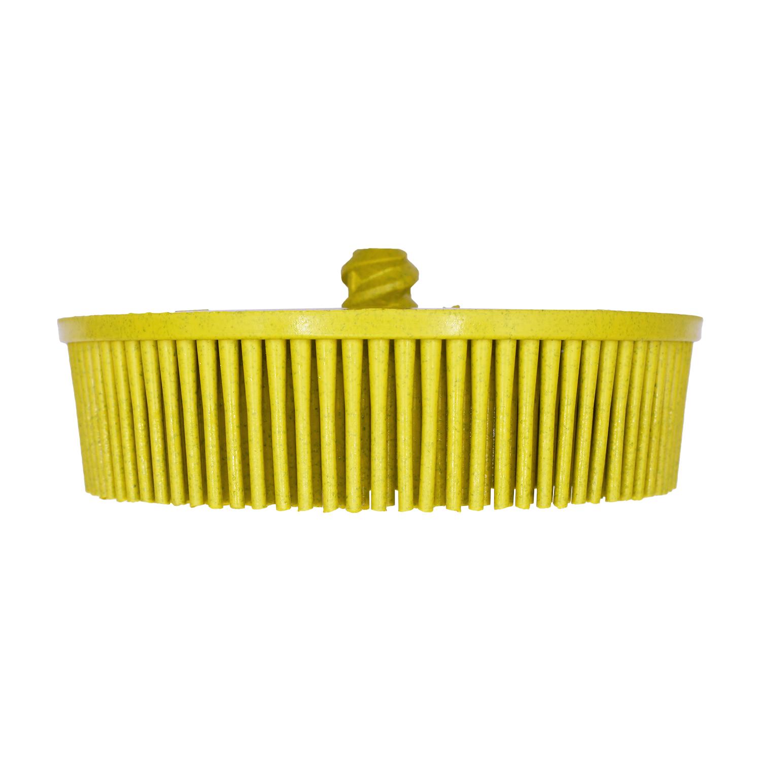 Auveco # 26008 3 in. Yellow Finger Disc - 80 Grit  15,000 RPM. Qty 1.