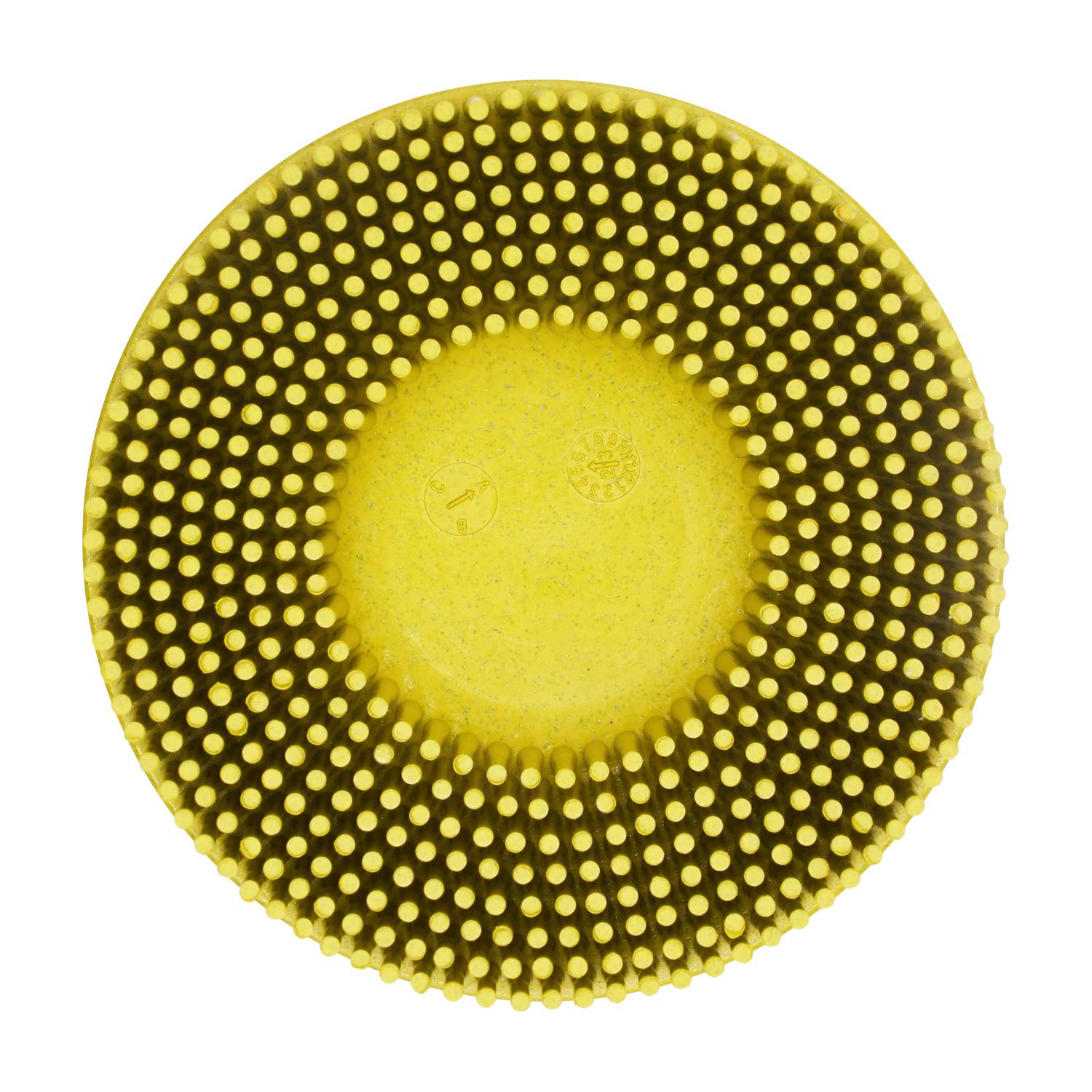 Auveco # 26008 3 in. Yellow Finger Disc - 80 Grit  15,000 RPM. Qty 1.