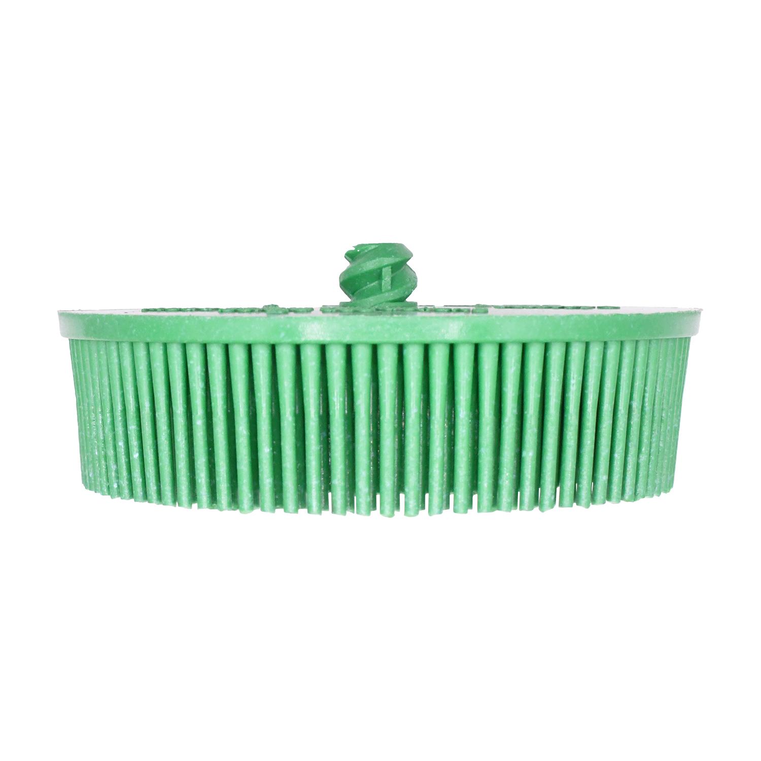Auveco # 26022 3 in. Green Finger Disc - 50 Grit  15,000 RPM. Qty 5.