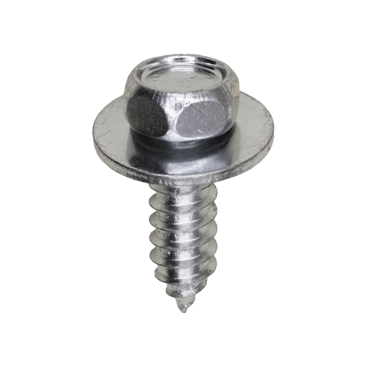 Auveco # 2604 14 X 3/4" Indented Hex Head SEMS Tapping Screw 3/8" Hex Zinc. Qty 100.