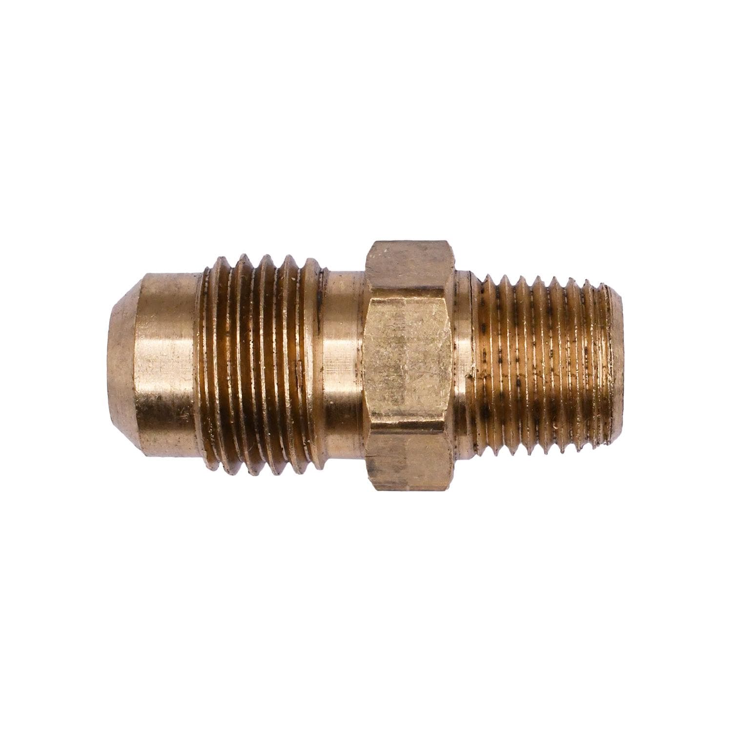 Auveco No. 263 Brass Male Connector 5/16" Tube Size 1/8" Thread, Quantity - 5