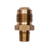 Auveco No. 266 Brass Male Connector 3/8" Tube Size 1/8" Thread, Quantity - 5