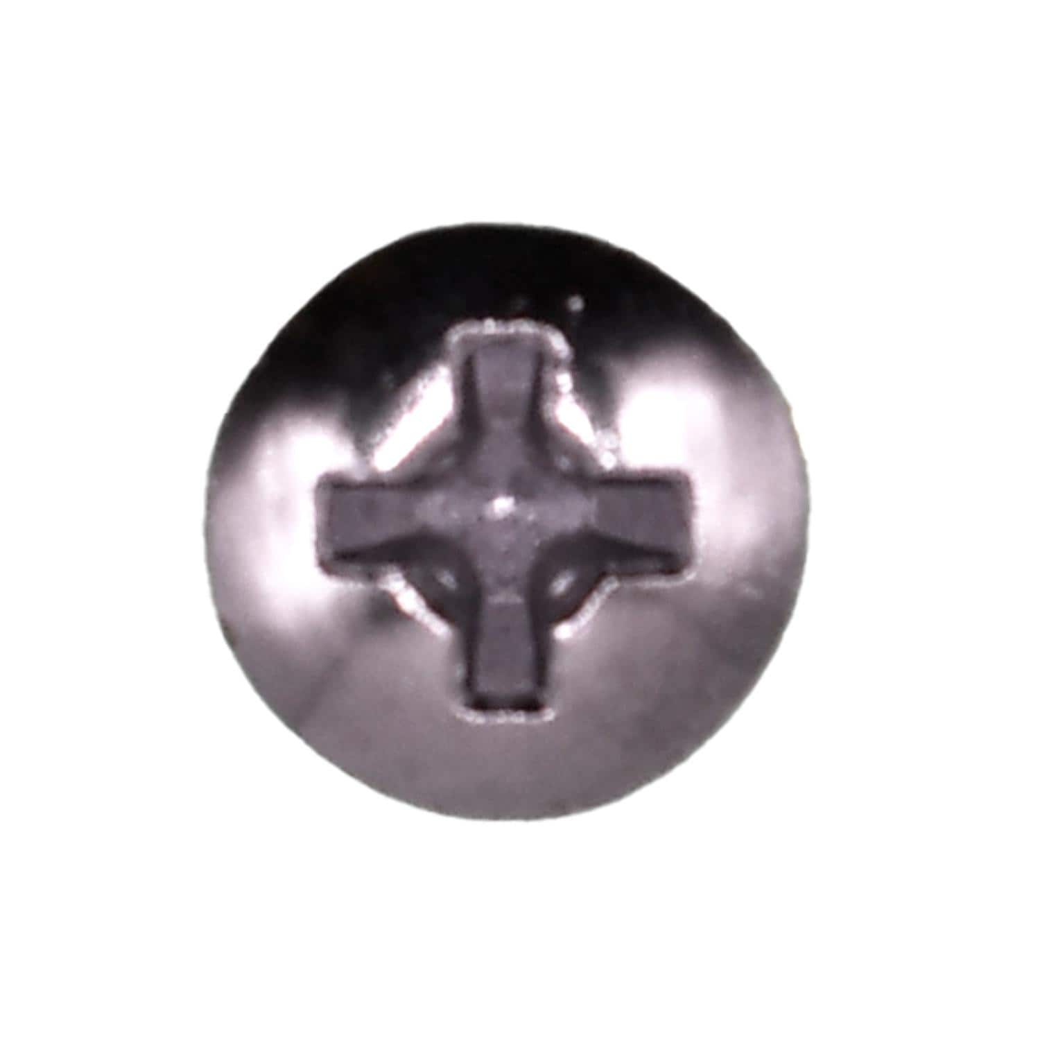 Auveco No. 2707 8 X 1/2" Phillips Oval Head Tapping Screw Chrome, Quantity - 100