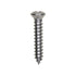 Auveco No. 2711 8 X 7/8" #6 Head Phillips Oval Head Tapping Screw Chrome, Quantity - 100