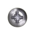 Auveco No. 2724 10 X 5/8" #8 Head Phillips Oval Head Tapping Screw Chrome, Quantity - 100