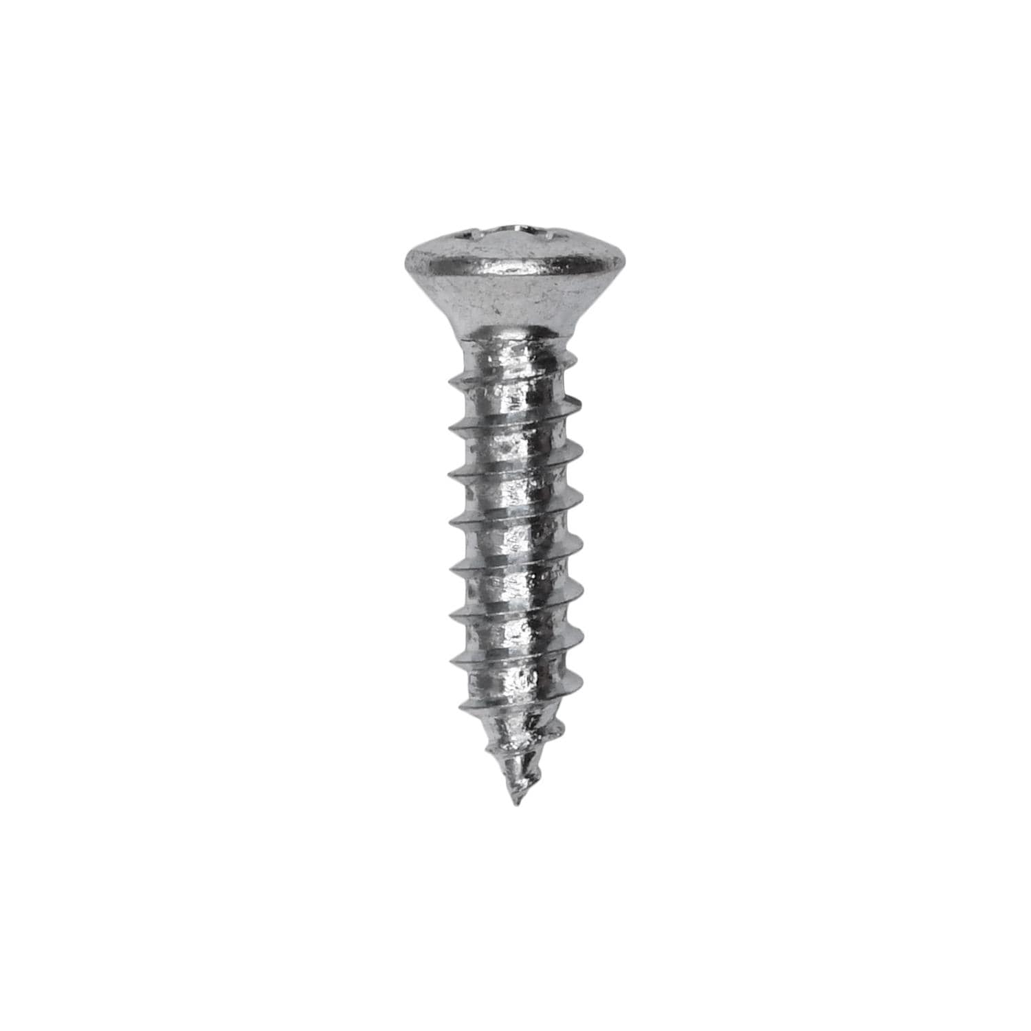 Auveco No. 2727 #10 X 3/4" #8 Head Phillips Oval Head Tapping Screw Zinc, Quantity - 100