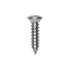 Auveco No. 2727 #10 X 3/4" #8 Head Phillips Oval Head Tapping Screw Zinc, Quantity - 100