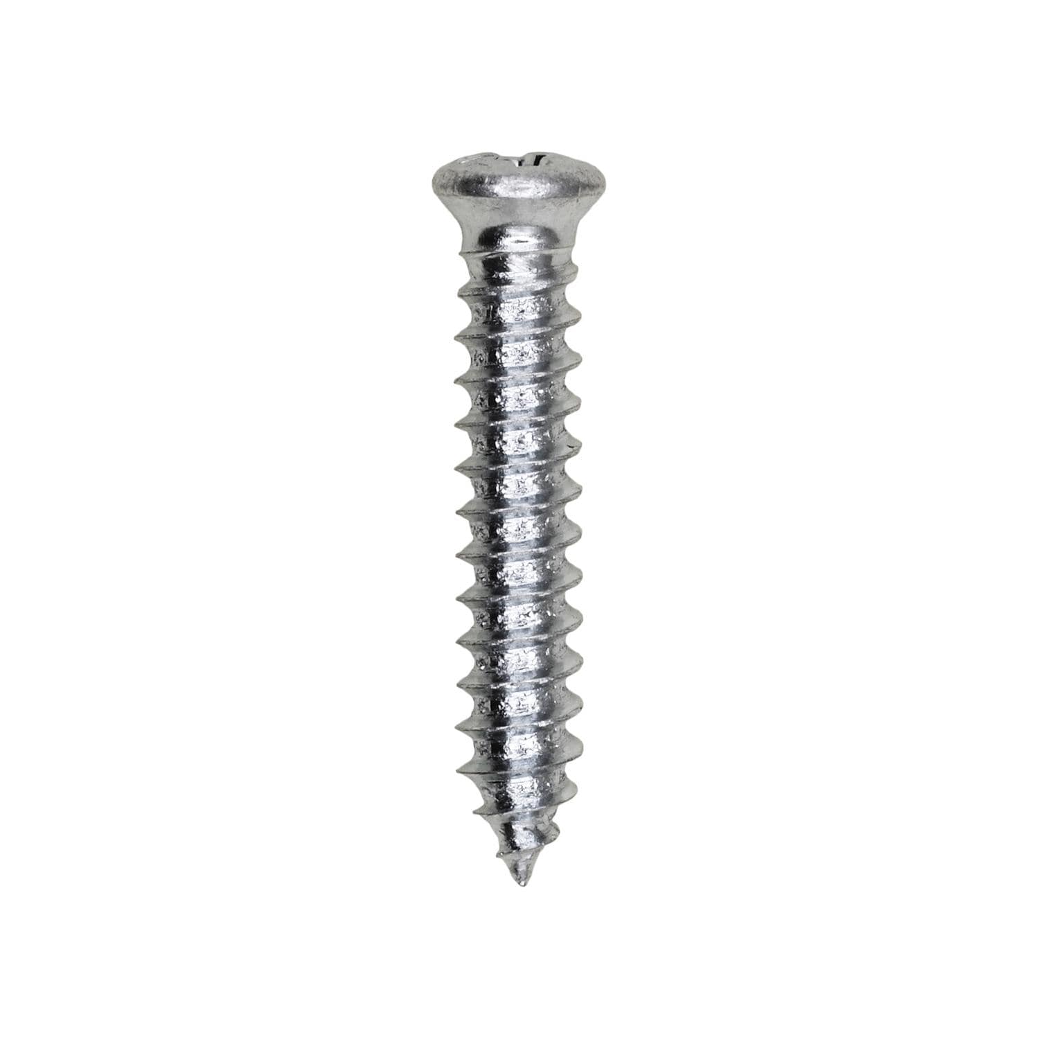 Auveco No. 2729 10 X 1" #6 Head Phillips Oval Head Tapping Screw Zinc, Quantity - 100