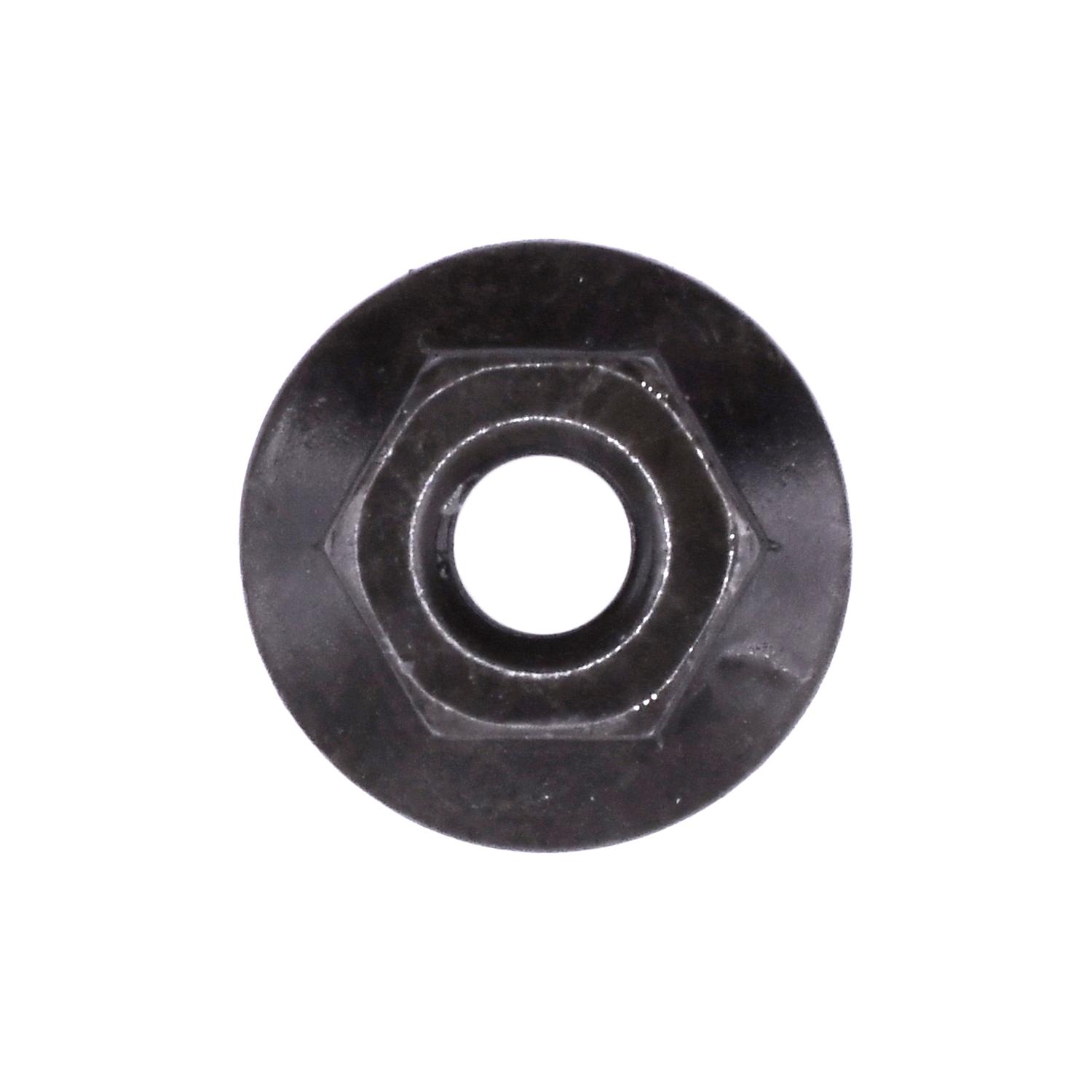 Auveco No. 2769 Spin Lock Nut W/ Serrations 1/4"-20 Thread 11/16" Outside Diameter, Quantity - 100