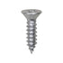 Auveco No. 2810 10 X 3/4" Phillips Flat Head Tapping Screw Zinc, Quantity - 100