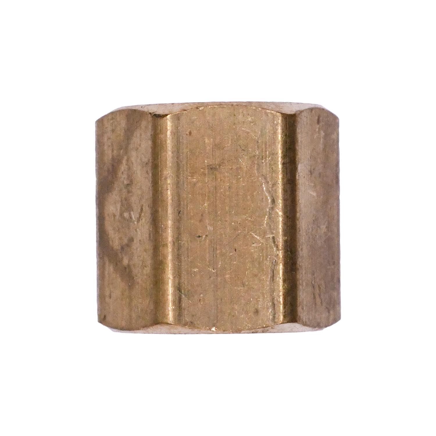 Auveco # 287 Brass Pipe Cap 1/8" Threads. Qty 5.