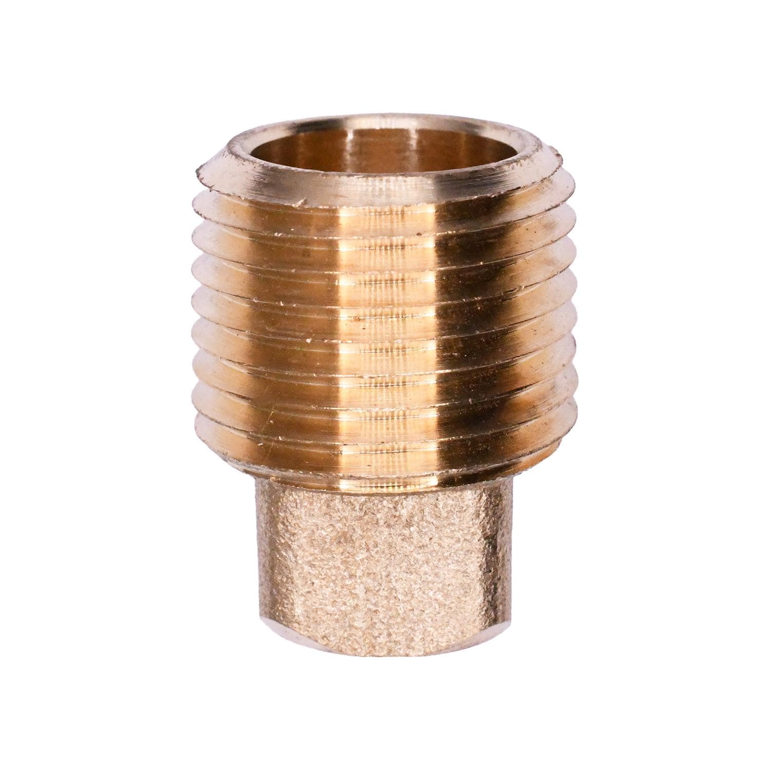Auveco No. 294 Brass Square Head Plug 1/2" Pipe Thread, Quantity - 5