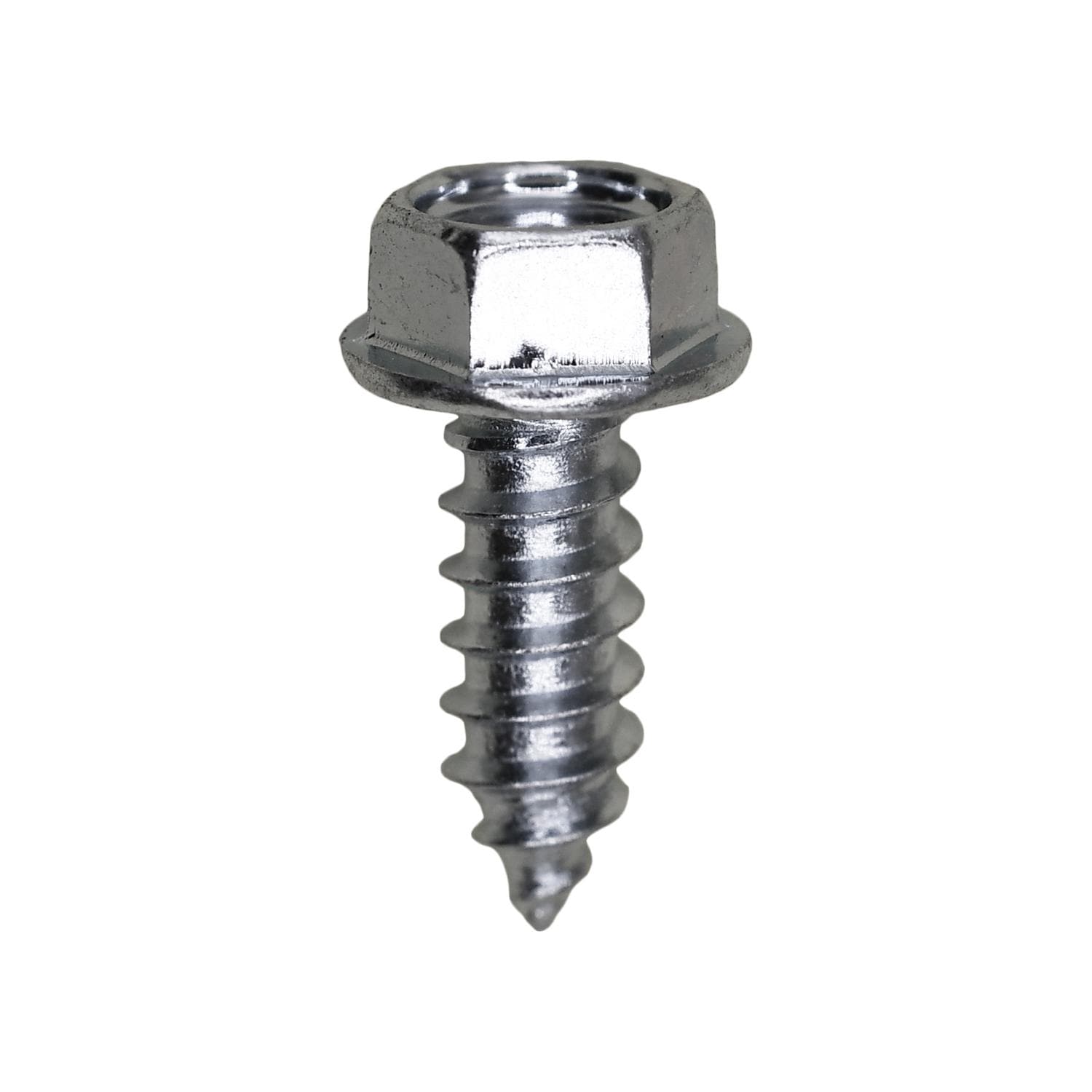 Auveco No. 2967 12 X 5/8" Indented Hex Washer Head Tapping Screw Zinc, Quantity - 100