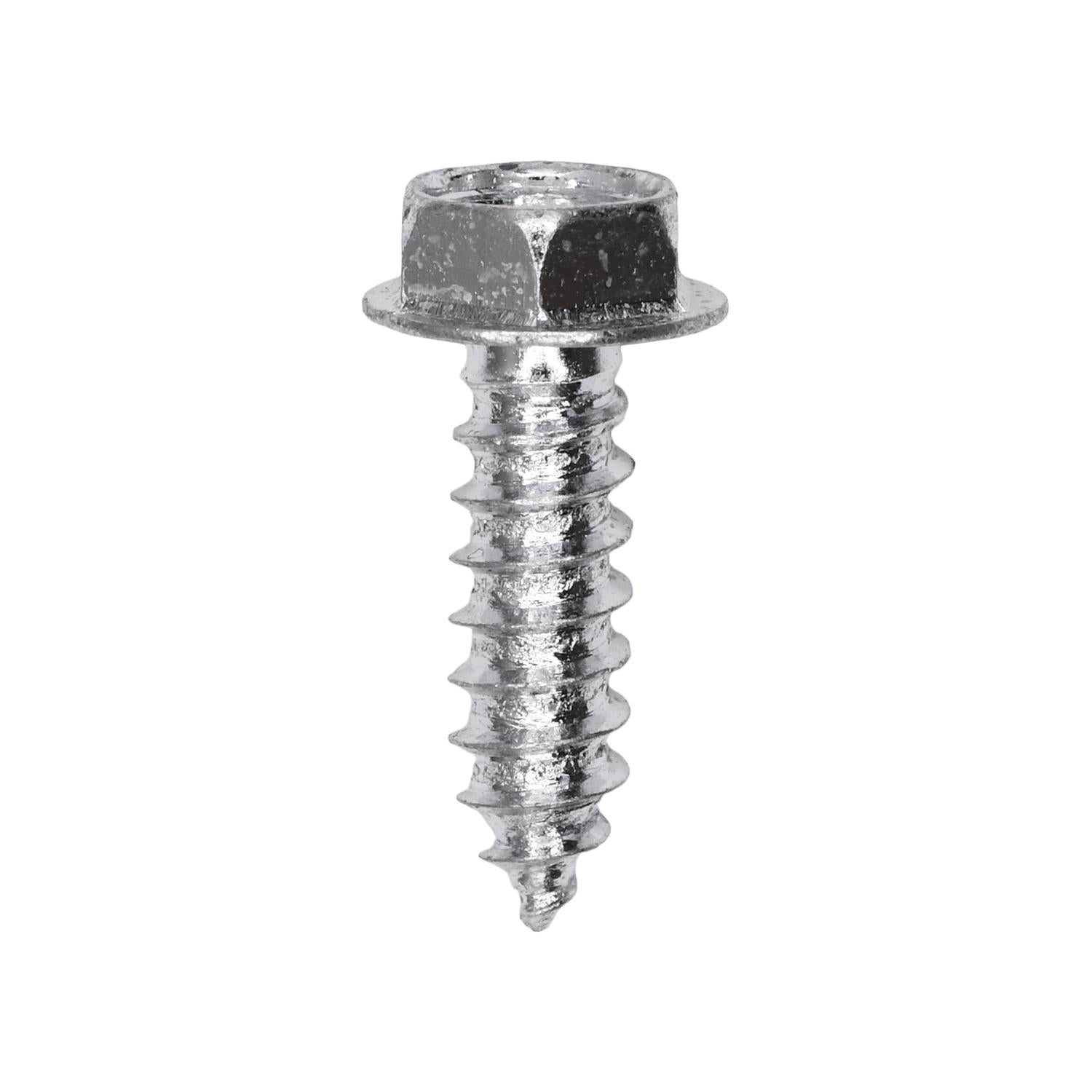 Auveco No. 2968 12 X 3/4" Indented Hex Washer Head Tapping Screw Zinc, Quantity - 100