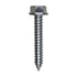 Auveco No. 2976 14 X 1-1/2" Indented Hex Washer Head Tapping Screw Zinc, Quantity - 100