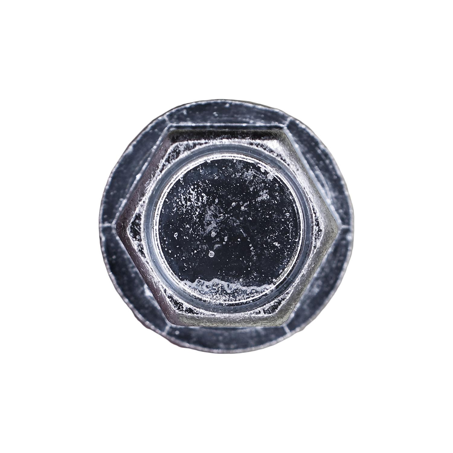 Auveco No. 2976 14 X 1-1/2" Indented Hex Washer Head Tapping Screw Zinc, Quantity - 100